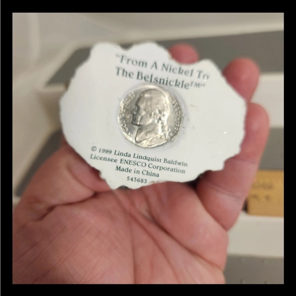 From A Nickle to The Belsnickle By Linda Lindquist Santa’s Airplane Ornament VTG - Picture 4 of 6